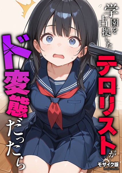 【エロ漫画】学園を占拠したテロリストがド変態だったら モザイク版