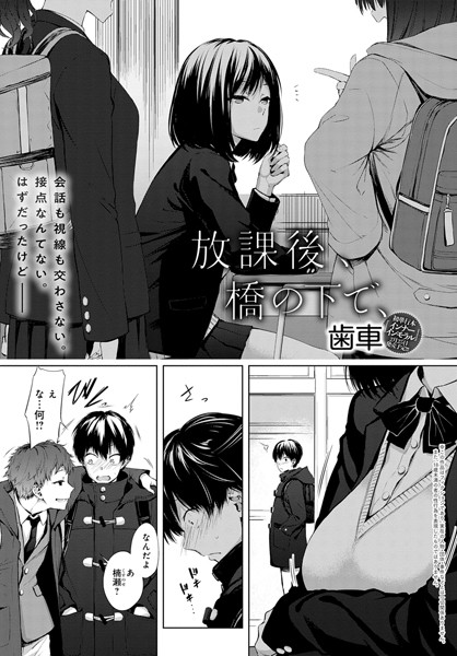 【エロ漫画】放課後、橋の下で、