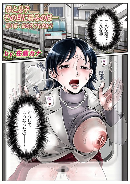 【エロ漫画】母と息子 その目に映るのはー 第3夜:家の外でも交合う-